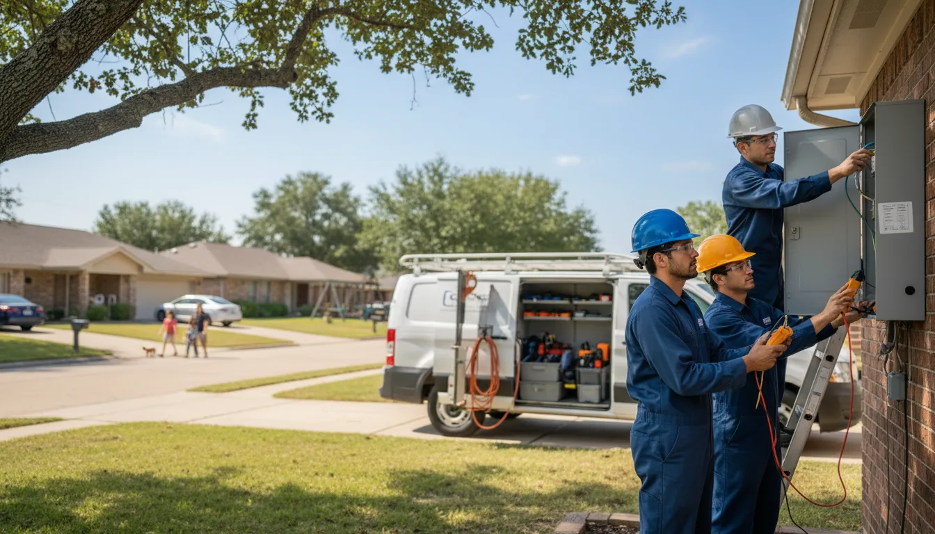 Certified electrician providing emergency electrical services in Dover, IL